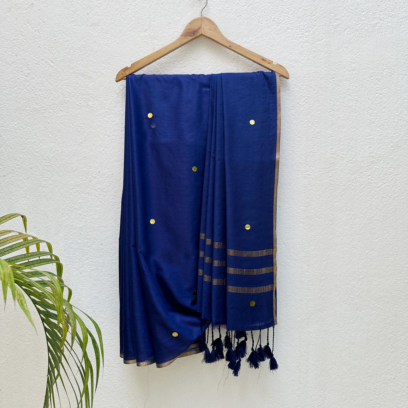 Dhruvtaara Cotton Silk Sequins Saree