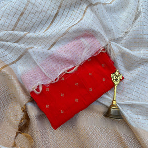 Divaakar Cotton Silk Saree