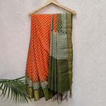 Load image into Gallery viewer, Dragon Fire Cotton Silk Printed Saree
