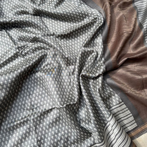 Ekam Printed Chanderi Silk Saree