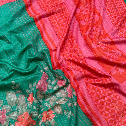 Everglade Cotton Silk Printed Saree
