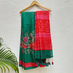 Load image into Gallery viewer, Everglade Cotton Silk Printed Saree
