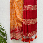 Load image into Gallery viewer, Exuberance Cotton Viscose Sequins Silk Saree
