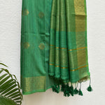 Load image into Gallery viewer, Fairway Cotton Bamboo Silk Saree
