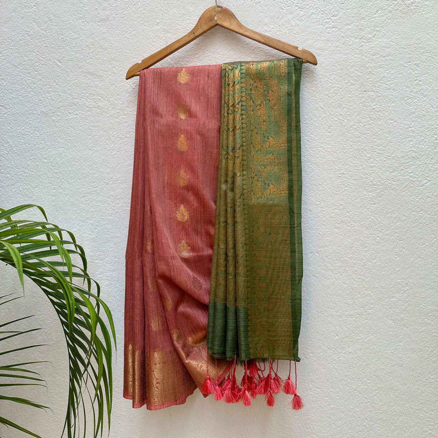 Fiza Jacquard Cotton Bamboo Silk Saree