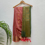 Load image into Gallery viewer, Fiza Jacquard Cotton Bamboo Silk Saree
