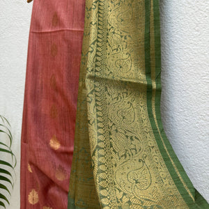 Fiza Jacquard Cotton Bamboo Silk Saree