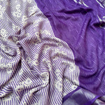 Load image into Gallery viewer, French Riviera Printed Organic Linen Saree
