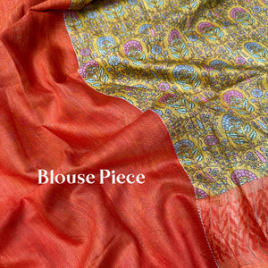 Genda Phool Cotton Viscose Printed Saree