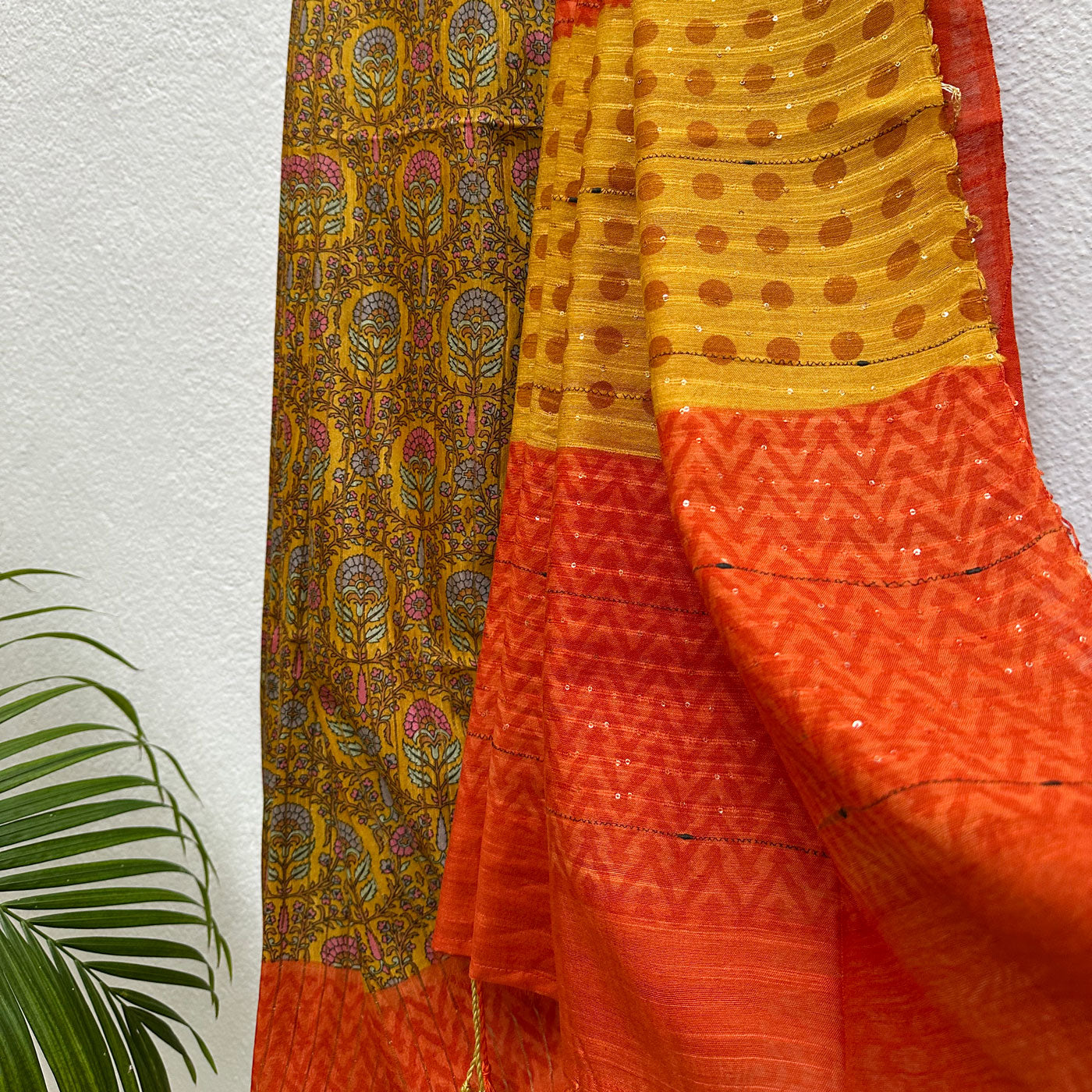 Genda Phool Cotton Viscose Printed Saree