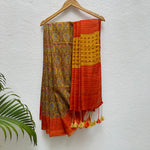 Load image into Gallery viewer, Genda Phool Cotton Viscose Printed Saree
