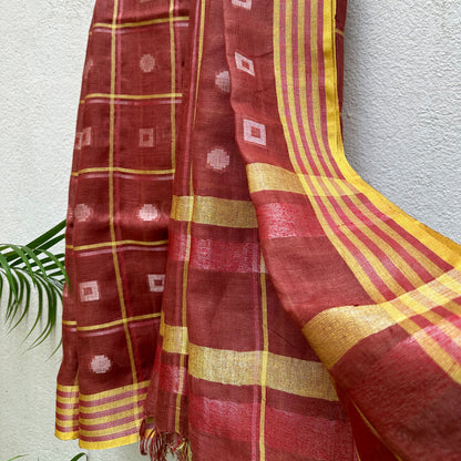 Giridhara Linen Saree