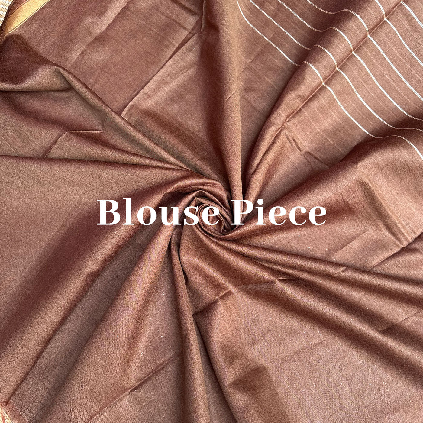Glazed Ginger Cotton Silk Saree