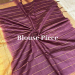 Load image into Gallery viewer, Gold Flambe Cotton Silk Saree
