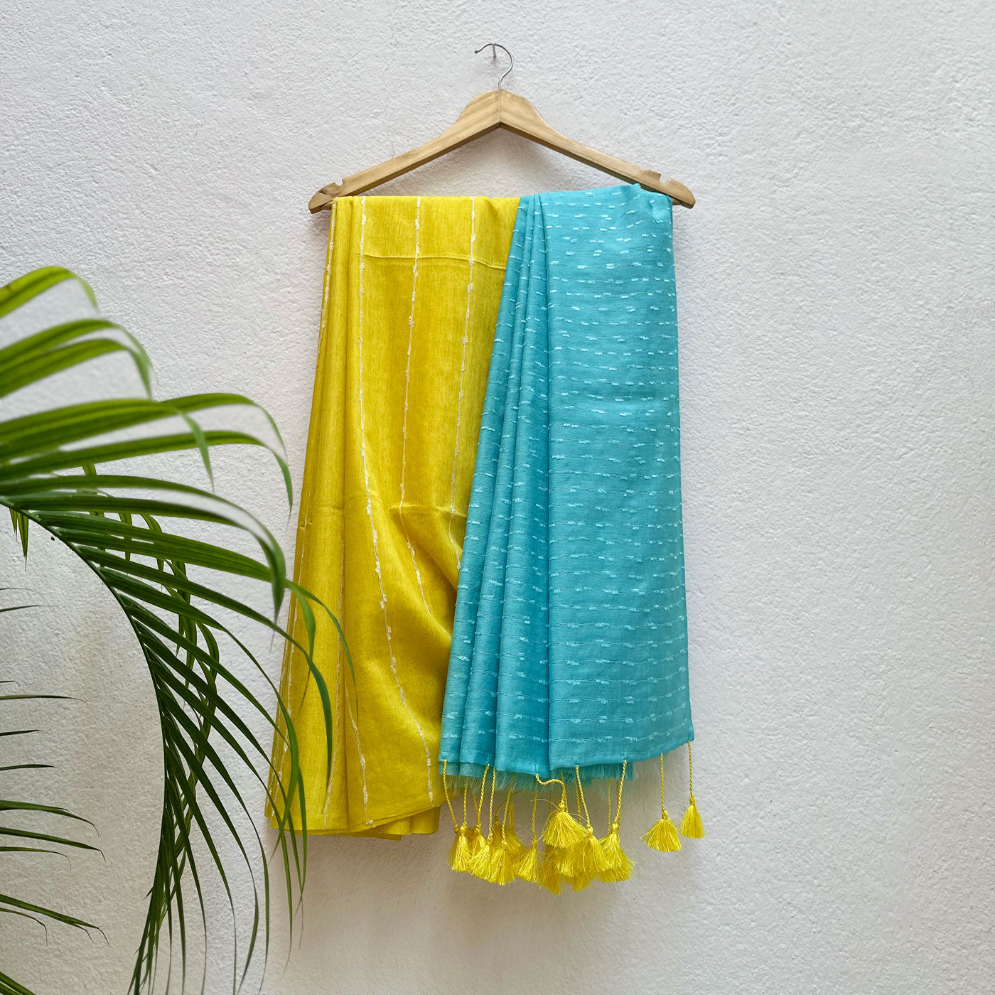 Golden Kiwi Cotton Silk Saree