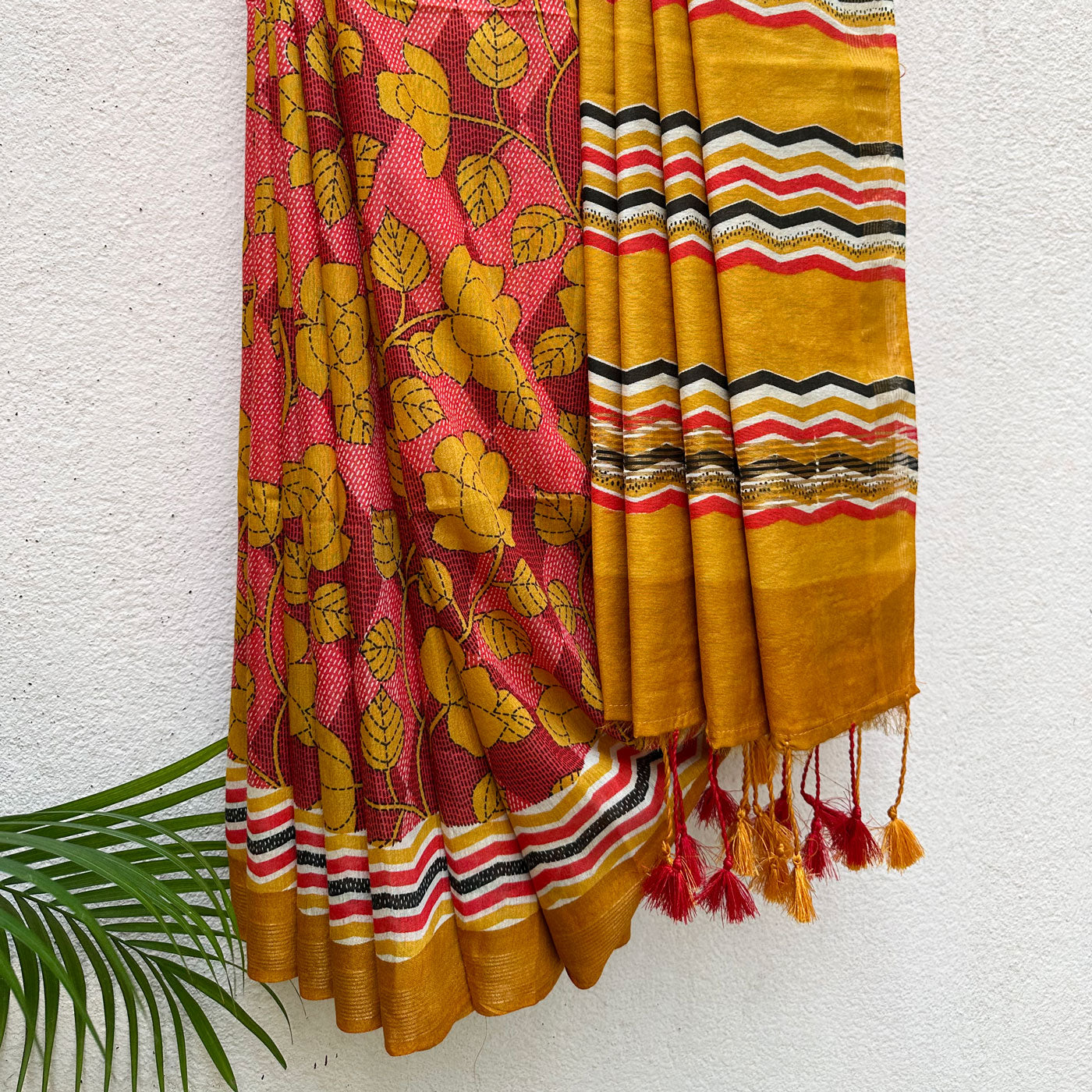 Grandiflora Cotton Viscose Printed Saree
