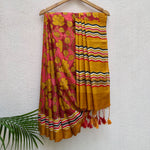 Load image into Gallery viewer, Grandiflora Cotton Viscose Printed Saree
