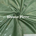 Load image into Gallery viewer, Grasshopper Cotton Metallic Saree
