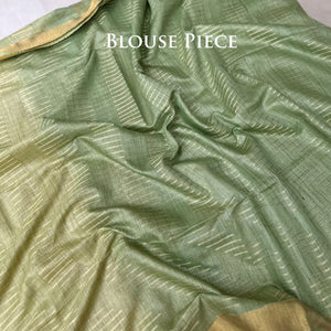 Green Acres Cotton Bamboo Silk Saree