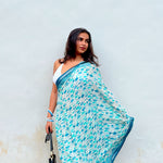 Load image into Gallery viewer, Groovy Fish Cotton Saree
