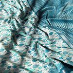 Load image into Gallery viewer, Groovy Fish Cotton Saree

