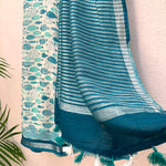 Load image into Gallery viewer, Groovy Fish Cotton Saree
