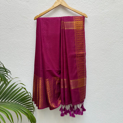Gulaabo Cotton Silk Saree with Printed Blouse