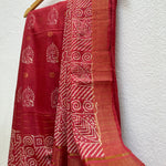 Load image into Gallery viewer, Gulnaar Handblock Printed Cotton Silk Saree
