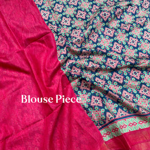 Haripan Cotton Viscose Printed Saree