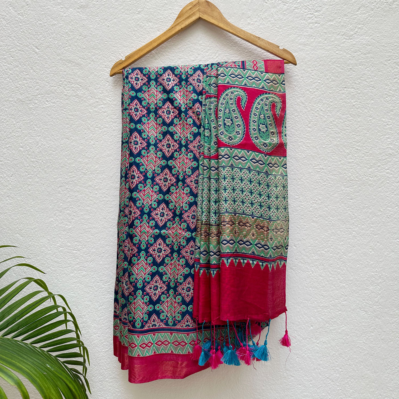 Haripan Cotton Viscose Printed Saree