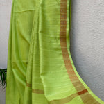 Load image into Gallery viewer, Hariyali Cotton Saree with Printed Blouse
