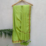 Load image into Gallery viewer, Hariyali Cotton Saree with Printed Blouse
