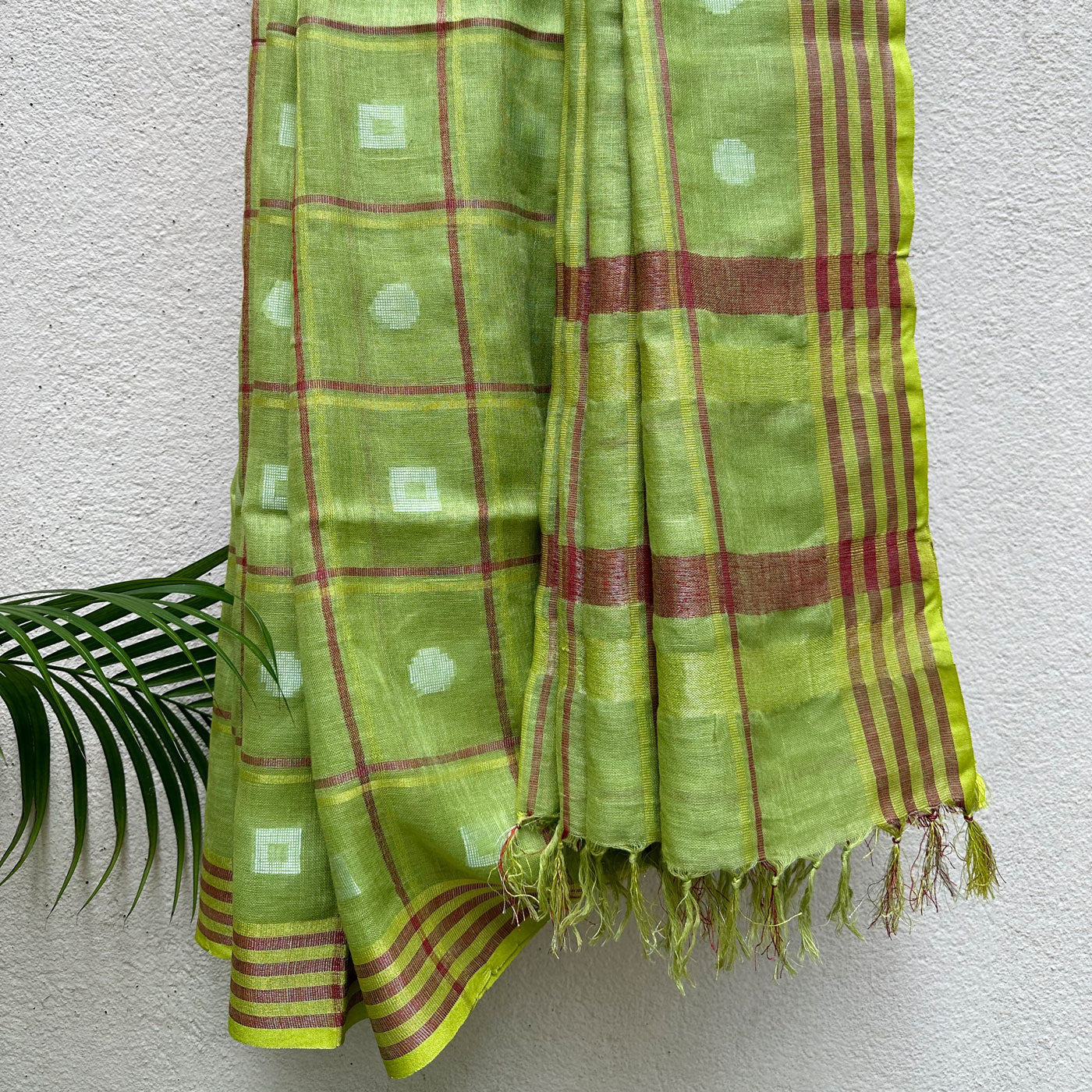 Hatakangi Linen Saree