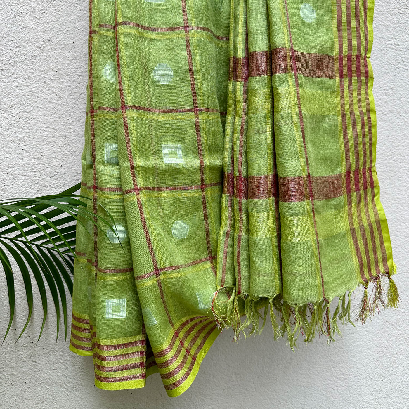 Hatakangi Linen Saree