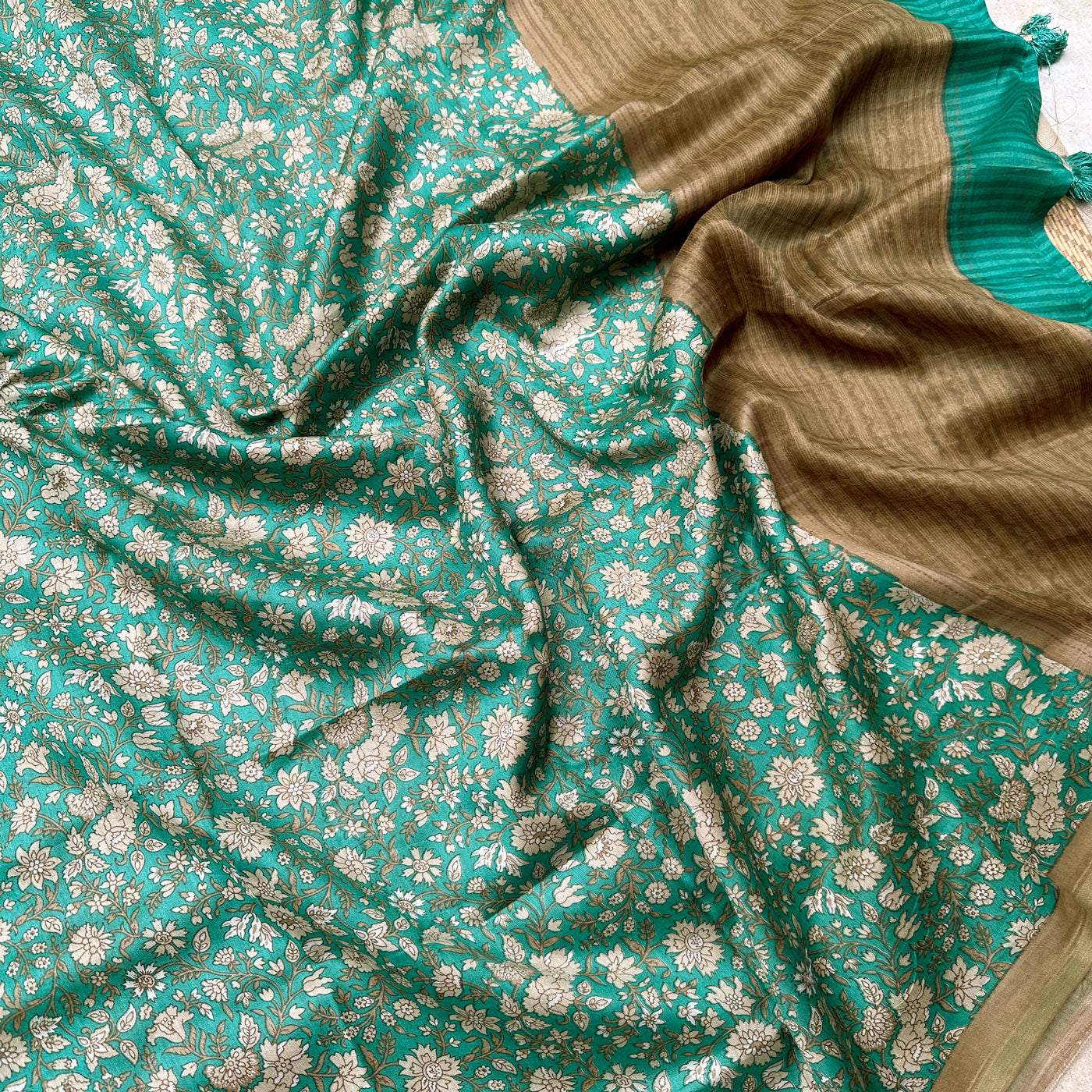 Hirav Printed Chanderi Silk Saree
