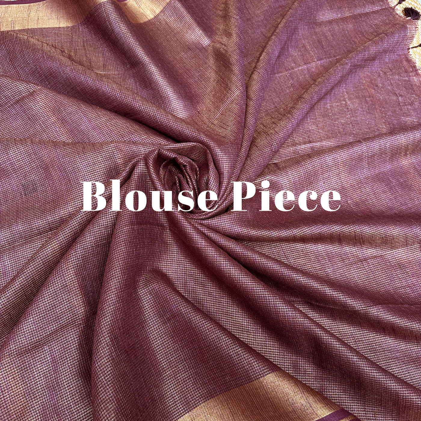 Honey Bourbon Cotton Metallic Saree