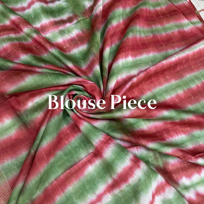 Honey Ginger Shibori Cotton Silk Saree