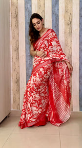Rock n Roll Organic Linen Saree