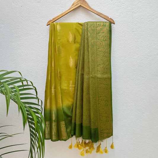 Inaaya Jacquard Cotton Silk Saree
