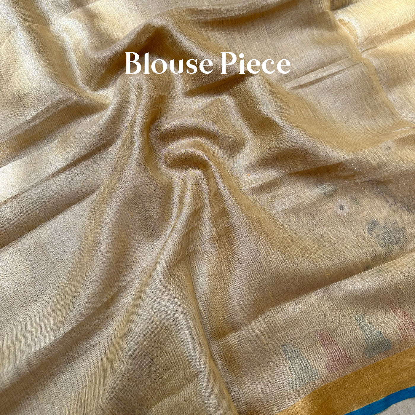 Indirani Zari Linen Embroidered Saree