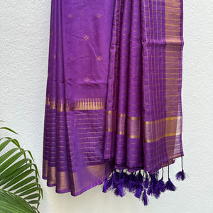 Jashn-e-Mohabbat Cotton Silk Saree with Printed Blouse
