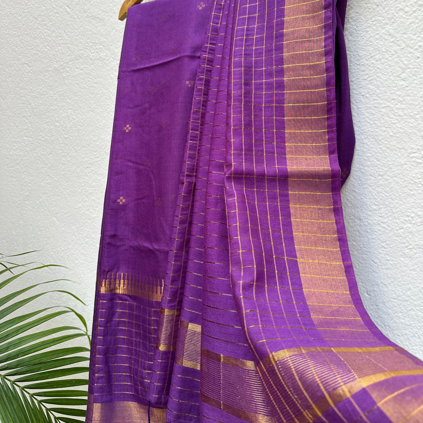 Jashn-e-Mohabbat Cotton Silk Saree with Printed Blouse