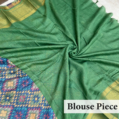 Jheel Aztec Cotton Silk Printed Saree