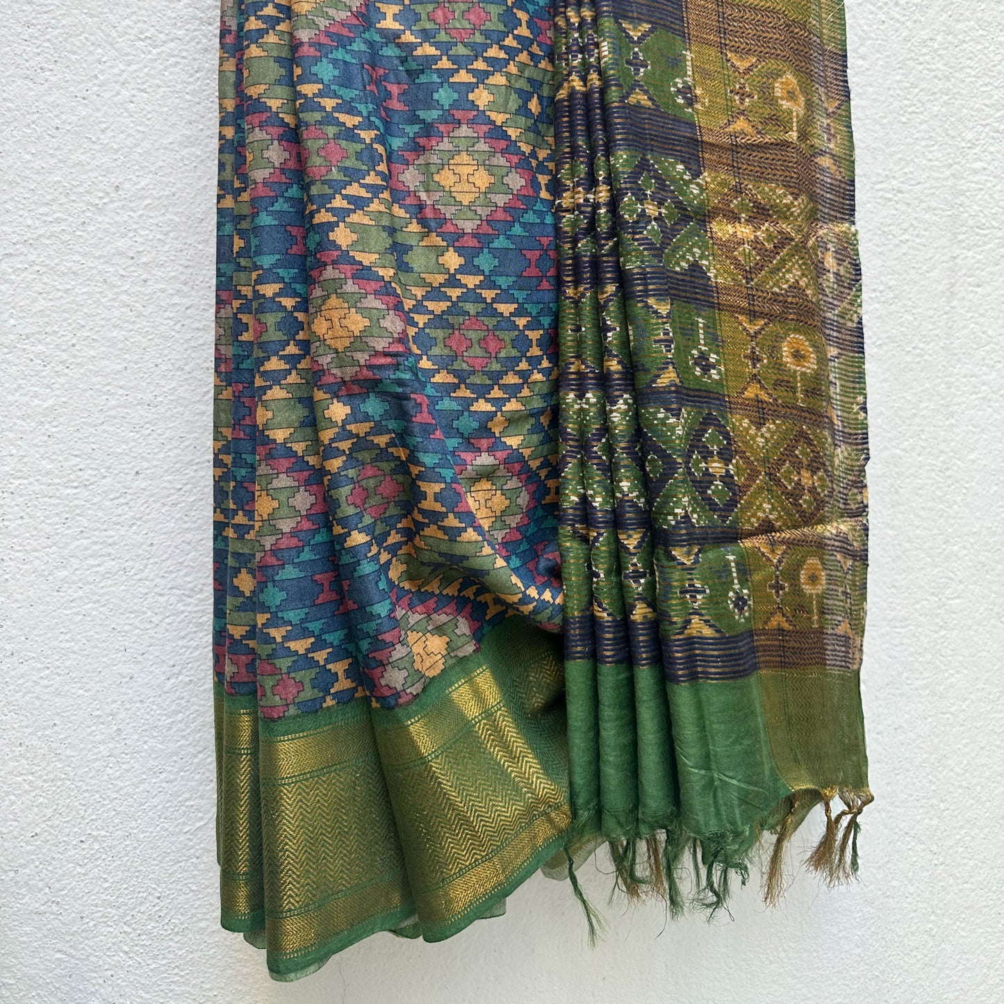 Jheel Aztec Cotton Silk Printed Saree