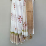 Load image into Gallery viewer, Kairava Handblock Printed Cotton Silk Saree
