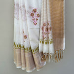 Load image into Gallery viewer, Kairava Handblock Printed Cotton Silk Saree
