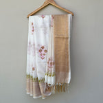 Load image into Gallery viewer, Kairava Handblock Printed Cotton Silk Saree
