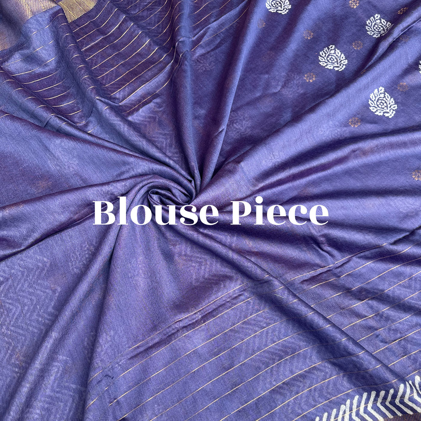 Kamini Handblock Printed Cotton Silk Saree
