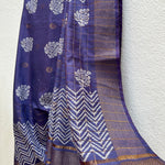 Load image into Gallery viewer, Kamini Handblock Printed Cotton Silk Saree
