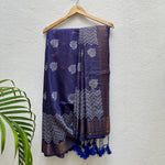 Load image into Gallery viewer, Kamini Handblock Printed Cotton Silk Saree
